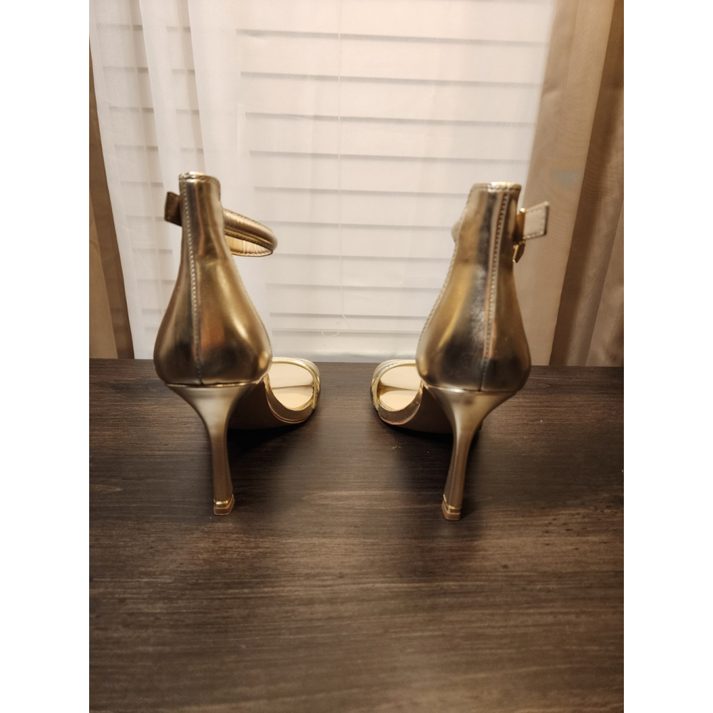 Kenneth Cole Women's Hart Sandals Pumps Stiletto Dress Sandals 7 M Light Gold - Picture 10 of 14